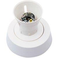 British General Straight HO Batten Lamp Holder Light Fitting B22 3" (93835)