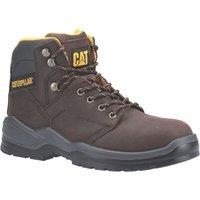 CAT Striver Size 4 Brown Water-Resistant Steel Toe Cap Safety Boots (938KE)