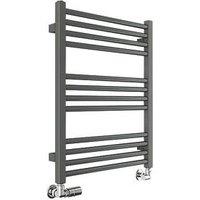 Terma 660mm x 500mm 985BTU Sparkling Grey Flat Designer Towel Radiator (938RH)