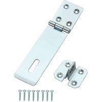 Smith & Locke Hasp & Staple Silver Zinc-Plated 120mm (938VE)