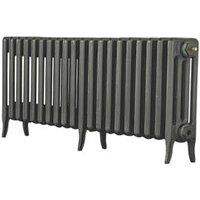 Arroll 460mm x 1234mm 3910BTU Cast Grey Cast Iron 4 Column Radiator (9396F)