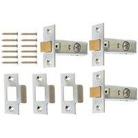 ERA Zinc 188-33 Tubular Mortice Latches 64mm Case - 45mm Backset 3 Pack (9396T)