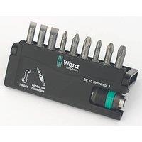 Wera Bit-Check 10 Universal 3 1/4" Hex Shank Mixed Bit Set 10 Pieces (939FW)