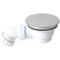 Flomasta Dome Shower Waste Trap White 85mm (939KJ)