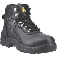 Amblers FS218 Size 4 Black Waterproof Steel Toe Cap Safety Boots (939XP)