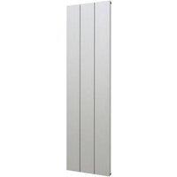 Ignite 1500mm x 418mm 3060BTU Matt Chrome Vertical Designer Radiator (9404F)