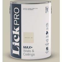 LickPro Max+ 5Ltr Greige 02 Eggshell Emulsion Paint (940TM)