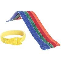 Velcro Brand One-Wrap Assorted Colours Reusable Ties 200mm x 12mm 5 Pack (94121)