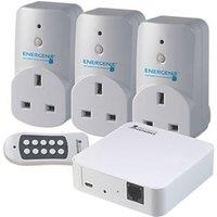 Energenie MiHome 13A Adaptor Socket Set White (9417H)