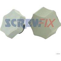 Worcester Bosch 87161211090 VALVE SPINDLE KNOB ASSEMBLY - GREY (941GW)