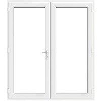 Crystal White Double-Glazed uPVC French Door Set 2090mm x 1690mm (941JP)