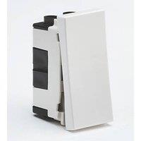 Knightsbridge 20AX 2-Way Modular Light Switch White (941PY)