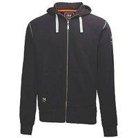Helly Hansen Oxford Zip Hoodie Black Medium 39" Chest (941RX)