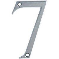 Fab & Fix Door Numeral 7 Polished Chrome 80mm (9423P)