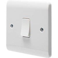 Crabtree Instinct 10AX 1-Gang 2-Way Light Switch White (942HV)