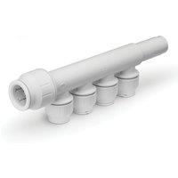 JG Speedfit PEM582215CWP Plastic Push-Fit Reducing 4 Port Plumbing Manifold 22mm x 15mm (942TA)