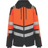 Regatta Hi Vis X-Pro Shell Jacket Black/Orange Large 42" Chest (942YA)