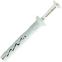 Rawlplug Nylon Hammer-In Fixings 8mm x 100mm 20 Pack (943JF)