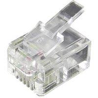 Philex RJ11 6P/4C Connector Plugs 100 Pack (94472)