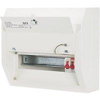 Contactum Defender 1.0 12-Module 10-Way Part-Populated Main Switch Consumer Unit (944HA)