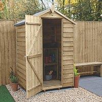 Forest 4' x 3' (Nominal) Apex Overlap Timber Shed (944JR)