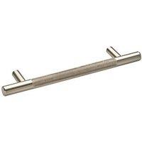 Elite Knobs & Handles Kensington Knurled T Bar Handle Brushed Nickel 180mm (944KK)