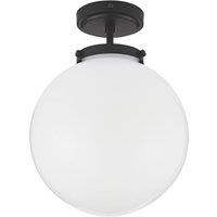 Spa Porto Ceiling Light Fitting Black (944VH)
