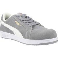 Puma Iconic Low Size 10 Grey Safety Trainers (944XG)