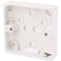 Crabtree Capital 1-Gang Surface Pattress Back Box 20mm (94574)