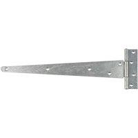 GateMate Matt Silver Straight Medium Tee Hinges 125mm x 16" x 400mm 2 Pack (945YV)