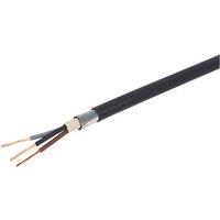 Prysmian 6943X Black 3-Core 4mm Armoured Cable 10m Coil (94686)