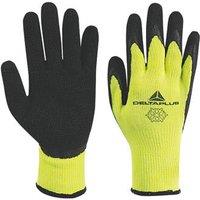 Delta Plus Apollon VV735 Latex Thermal Work Gloves Yellow/Black Large (946FH)