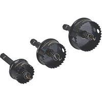 Milwaukee SHOCKWAVE 3-Saw Metal Impact Duty Holesaw Set (946GE)