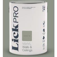LickPro 5Ltr Green 02 Vinyl Matt Emulsion Paint (946TM)