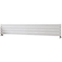 Ximax Oceanus 295mm x 1800mm 2075BTU White Horizontal Designer Radiator (946TR)