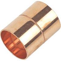 Flomasta Copper End Feed Equal Couplers 28mm 2 Pack (94726)