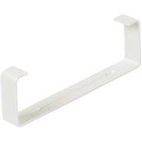 Manrose Rectangular Flat Channel Clips White 204mm 2 Pack (94835)