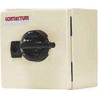 Contactum DS040K 40A 3P+N+E Unfused 3-Phase Enclosed Disconnector (948HE)
