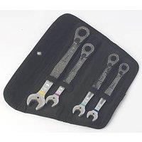 Wera 6001 Joker Switch 4 Imperial Combination Ratchet Spanner Set 4 Pieces (949FW)