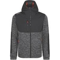 Regatta Heist Hybrid Fleece Jacket Ash Marl/Black 3X Large 50" Chest (949HF)