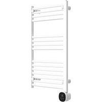 TCP 800mm x 500mm 1700BTU White Flat Electric Towel Radiator (949JE)