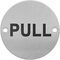 Eclipse Pull Fire Door Sign 76mm (949PE)