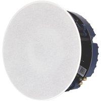 Lithe Audio 9" 50W RMS Wired or Wireless Bluetooth Bathroom Ceiling Speaker 30m White Grille (949YE)