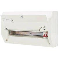 Contactum Defender 1.0 20-Module 18-Way Part-Populated Main Switch Consumer Unit (950HA)