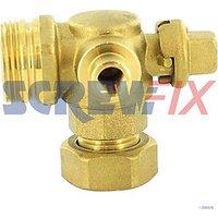 Vokera 10023566 Heating Flow Cock/Service Valve (950KG)