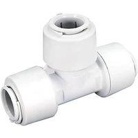 FloPlast FloFit+ Plastic Push-Fit Equal Tee 22mm (950PY)