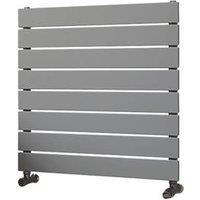 Ximax Oceanus 595mm x 600mm 1300BTU Silver Horizontal Designer Radiator (950TP)