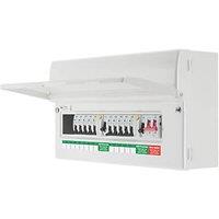 British General Fortress 19-Module 13-Way Part-Populated High Integrity Dual RCD Consumer Unit (950VF)