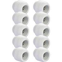 Hep2O Plastic Push-Fit Keyless Stop End 22mm 10 Pack (951RE)
