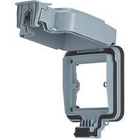 Contactum IP55 1-Gang Weatherproof Outdoor Front Cover (951RR)